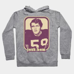 Jack Ham // Retro Style Football Fan Gift Design Hoodie